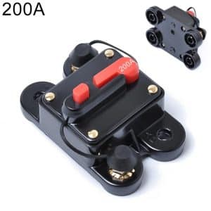 12-24V 200A Car Audio Stereo Circuit Breaker Fuse Holder - Reset Automatically