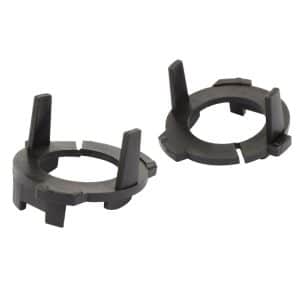 VW LED Headlight Bulb Holder Adapter Pair for Lawida Lamando Tiguan - H7