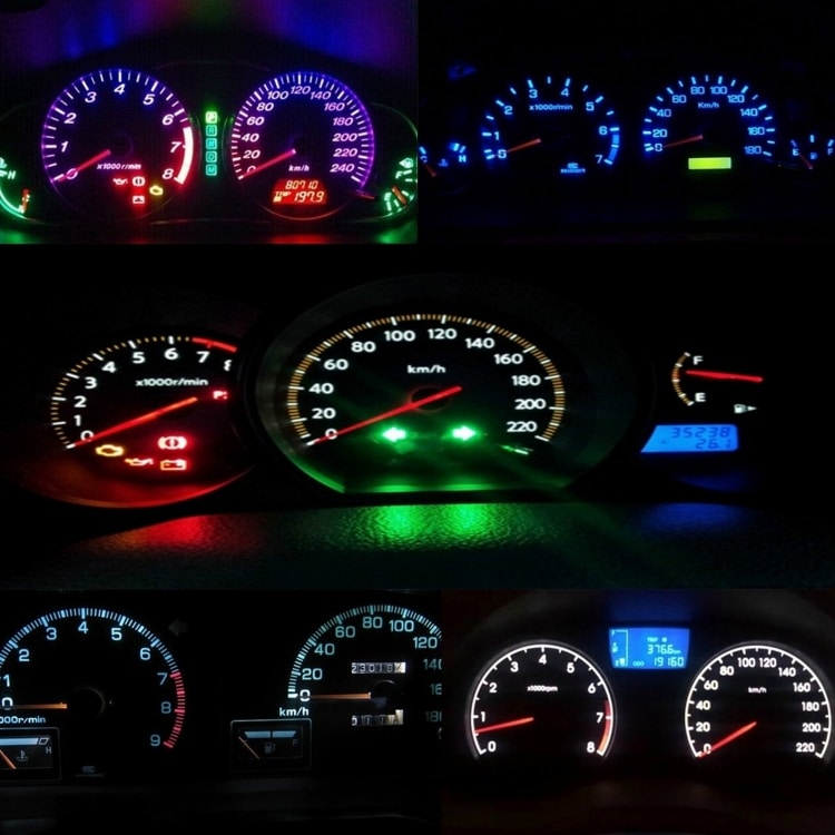 10PCS 2W T4.2 LED Dashboard Gauge Cluster Indicator Lamp - Bright Instrument Panel Bulb 7 10Pcs 2W T4.2 Led Dashboard Gauge Cluster Indicator Lamp - Bright Instrument Panel Bulb - Image 7