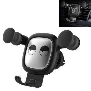 Cartoon Big Eyes Pattern Car Mount Phone Holder - Gravity Air Vent, Fun Design