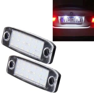 2 PCS LED License Plate Light for Hyundai Sonata, 18 SMD-3528 Lamps, 2W, 120LM
