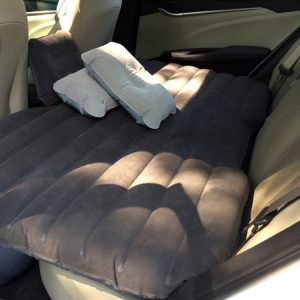 Universal SUV Back Seat Inflatable Air Bed with Protection Cushion • Car Travel
