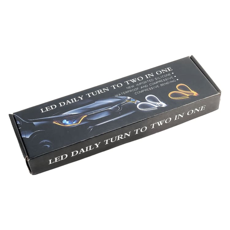 2 PCS 60cm DC12V Ultra-thin Car Double Colors Turn & Running Lights 7 2 Pcs 60Cm Dc12V Ultra-Thin Car Double Colors Turn &Amp; Running Lights - Image 7