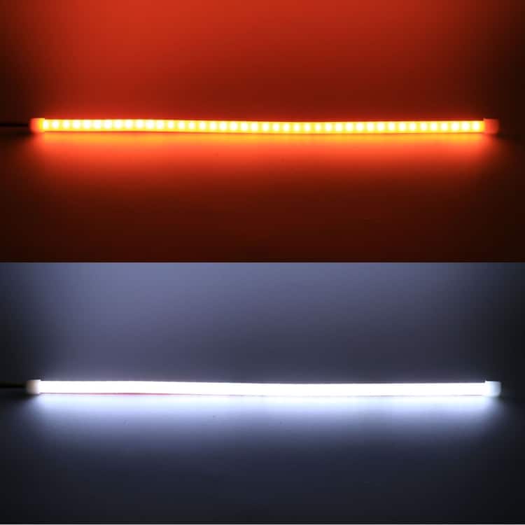 2 PCS 60cm DC12V Ultra-thin Car Double Colors Turn & Running Lights 8 2 Pcs 60Cm Dc12V Ultra-Thin Car Double Colors Turn &Amp; Running Lights - Image 8