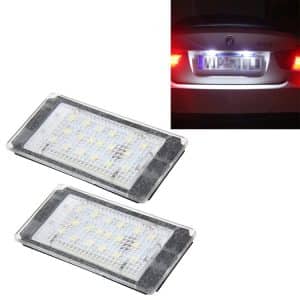 BMW E46 2D M3 1998-2003 License Plate Light Set, 2 PCS, 2W, 120LM, 6000K