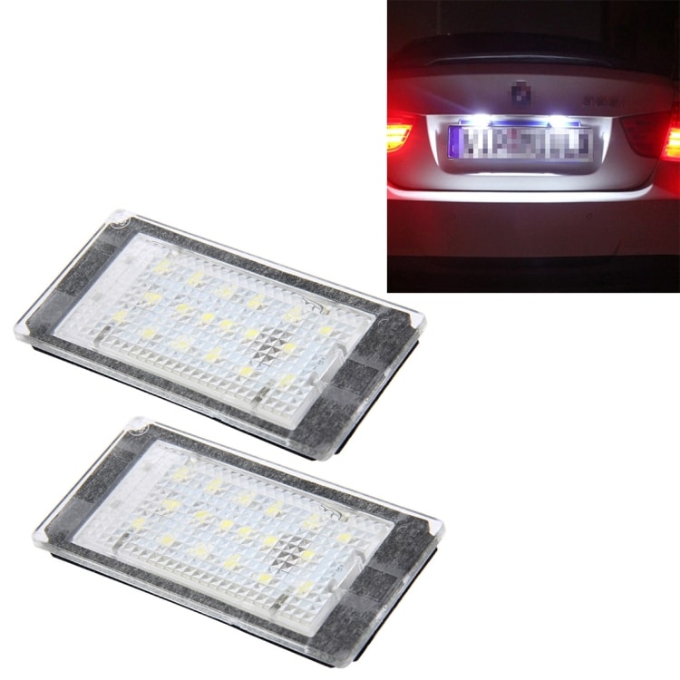 BMW E46 2D M3 1998-2003 License Plate Light Set, 2 PCS, 2W, 120LM, 6000K 1 Bmw E46 2D M3 1998-2003 License Plate Light Set, 2 Pcs, 2W, 120Lm, 6000K