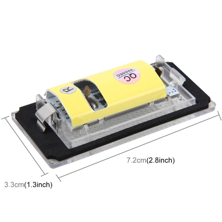 BMW E46 2D M3 1998-2003 License Plate Light Set, 2 PCS, 2W, 120LM, 6000K 3 Bmw E46 2D M3 1998-2003 License Plate Light Set, 2 Pcs, 2W, 120Lm, 6000K - Image 3