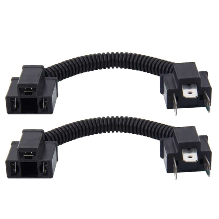 2 PCS H4 Car HID Xenon Headlight Conversion Cable - Male to Female 2 2 Pcs H4 Car Hid Xenon Headlight Conversion Cable - Male To Female - Image 2