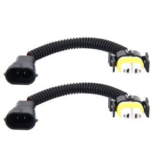 2 PCS H11 Car HID Xenon Headlight Conversion Cable | Ceramic Adapter Socket