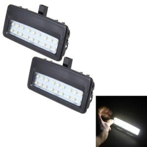 2 PCS LED Vanity Mirror Lights for BMW F10/F11/F07/F01/F02, 18 SMD-3528 Lamps