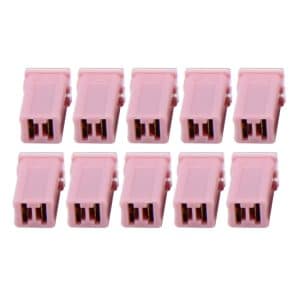 10-Pack 30Amp 32V PAL Fuse for Vehicle Car Terminal Push Straight Female