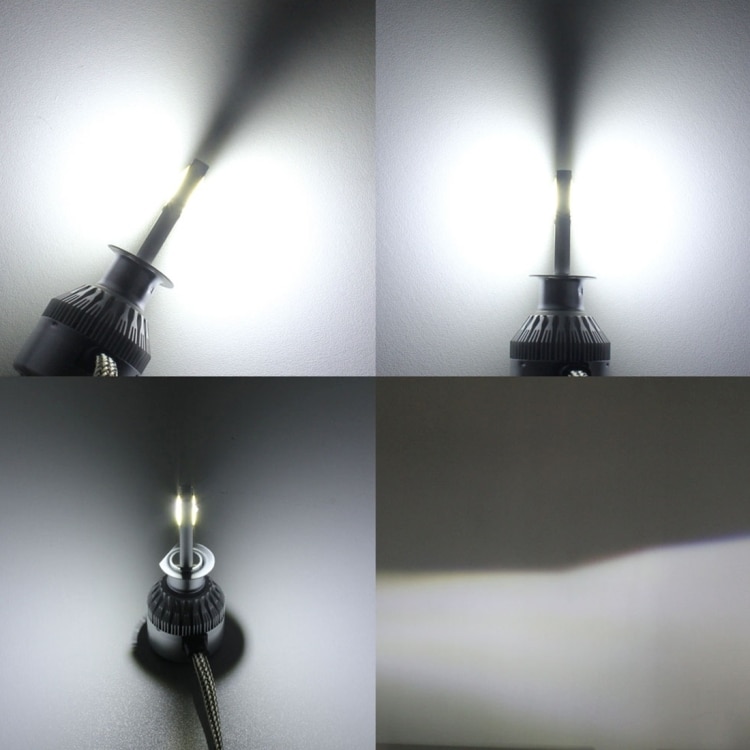 2 PCS H1 18W 8000K Canbus Car LED Headlight, IP68, 1800 LM, 2 COB Lamps 5 2 Pcs H1 18W 8000K Canbus Car Led Headlight, Ip68, 1800 Lm, 2 Cob Lamps - Image 5