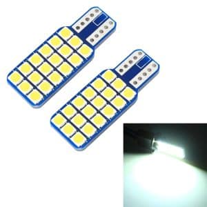 2PCS T10/W5W/168 DC12V 1.8W 6000K 140LM 18LEDs Car Reading Lamp - Decoder