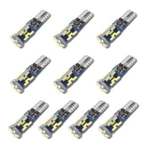10PCS T10 DC12V 3W 6000K 180LM Canbus LED Clearance Lights for Cars