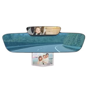 YC-193 Large Field of Vision Car Rearview Mirror with Anti-Glare Blue Mirror