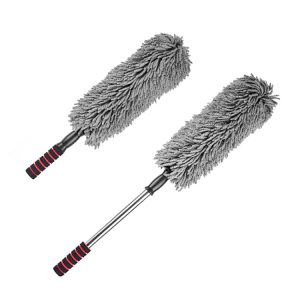 2-Piece Dusting Duster Set - Retractable Car Cleaning Tools for Effortless Maintenance