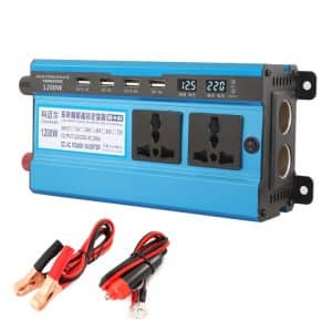 Carmaer 12V to 220V 1200W Inverter with Double Cigarette Lighter - Power Anywhere
