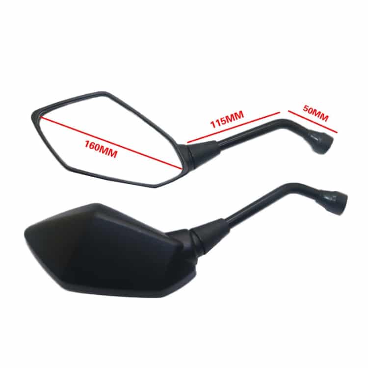 ZF001-185B Pair Rearview Mirror Reflective Mirror for Four-wheeler ATV 2 Zf001-185B Pair Rearview Mirror Reflective Mirror For Four-Wheeler Atv - Image 2