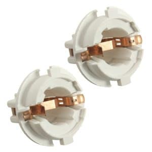 2PCS P21W Car Rear Tail Light Bulb Holder for BMW X5/X3, Part #63216943036