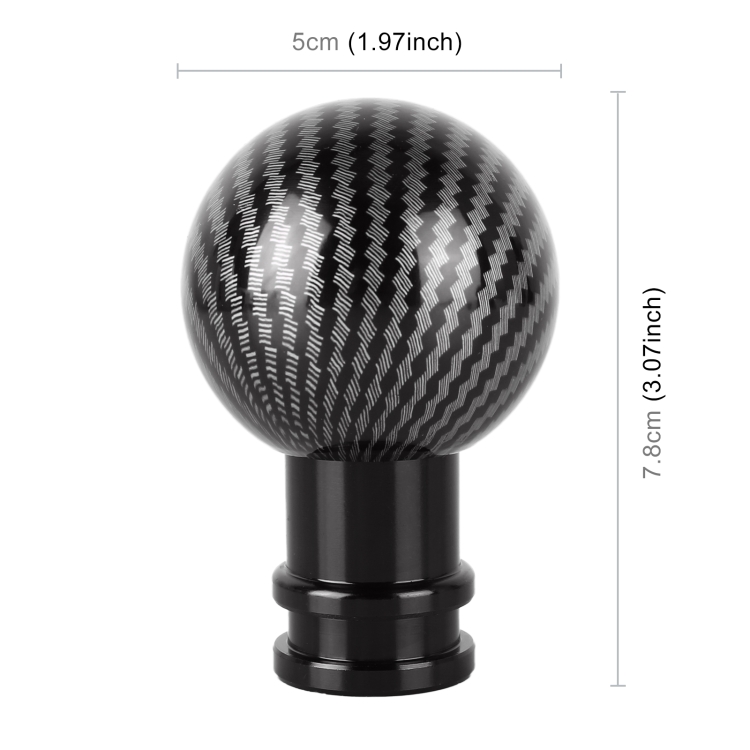 Carbon Fiber Texture Universal Car Metal Gear Shift Knob - Upgrade Your Ride 3 Carbon Fiber Texture Universal Car Metal Gear Shift Knob - Upgrade Your Ride - Image 3