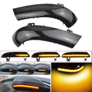 VW Golf 5 MK5 2003-2008 Dynamic LED Turn Signal Rearview Mirror - 2pcs