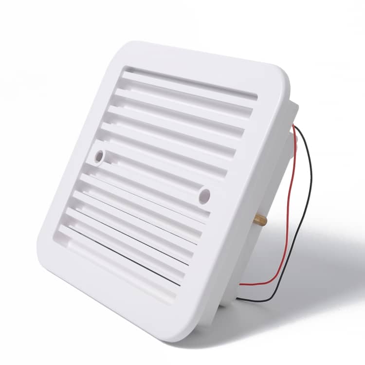 12V White Air Vent Fan for RV Caravan - Silent Side Ventilation for Cooling 2 12V White Air Vent Fan For Rv Caravan - Silent Side Ventilation For Cooling - Image 2