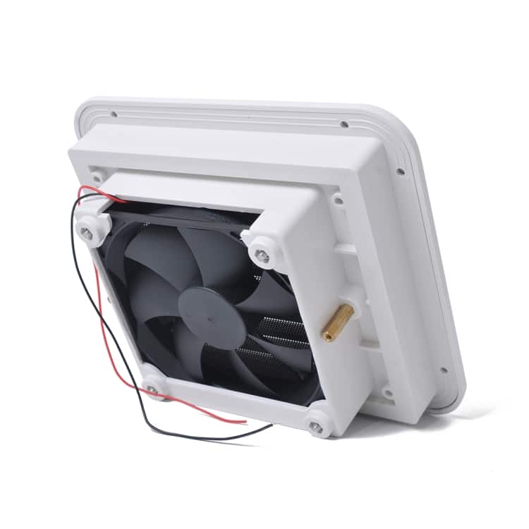12V White Air Vent Fan for RV Caravan - Silent Side Ventilation for Cooling 3 12V White Air Vent Fan For Rv Caravan - Silent Side Ventilation For Cooling - Image 3