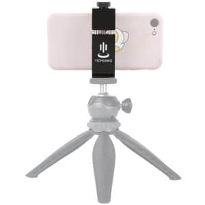 YICHUANG JH-01 Aluminum Alloy Phone Tripod Clip Holder for 65-95cm Lengo