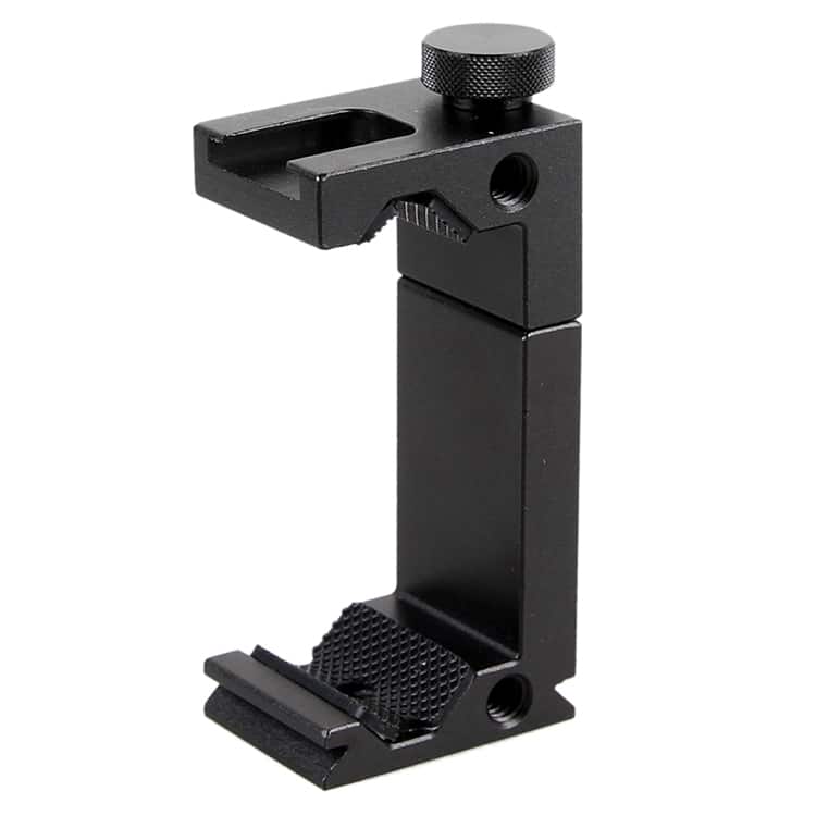 YICHUANG JH-01 Aluminum Alloy Phone Tripod Clip Holder for 65-95cm Lengo 3 Yichuang Jh-01 Aluminum Alloy Phone Tripod Clip Holder For 65-95Cm Lengo - Image 3