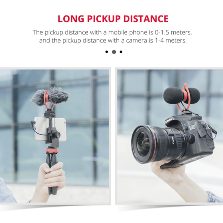 YELANGU MIC11 Two-way Recording Microphone for SLR Cameras & Mobile Phones 10 Yelangu Mic11 Two-Way Recording Microphone For Slr Cameras &Amp; Mobile Phones - Image 10