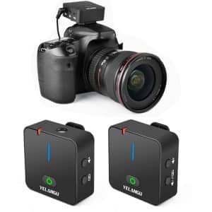 YELANGU MX5 Wireless Camera Microphone for Live Broadcasts