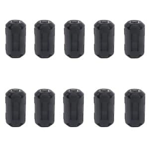 10 PCS 7mm Ferrite Cable Clip Noise Filter - Reduce Interference & Enhance Audio