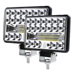 WUPP CS-1243A1 Car 4" Square 20LEDs Work Light - Enhanced Visibility for Vehicles