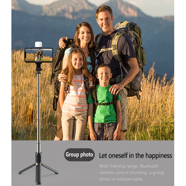 5-in-1 Selfie Stick Tripod with Fill Light & Bluetooth for Phones 8 5-In-1 Selfie Stick Tripod With Fill Light &Amp; Bluetooth For Phones - Image 8