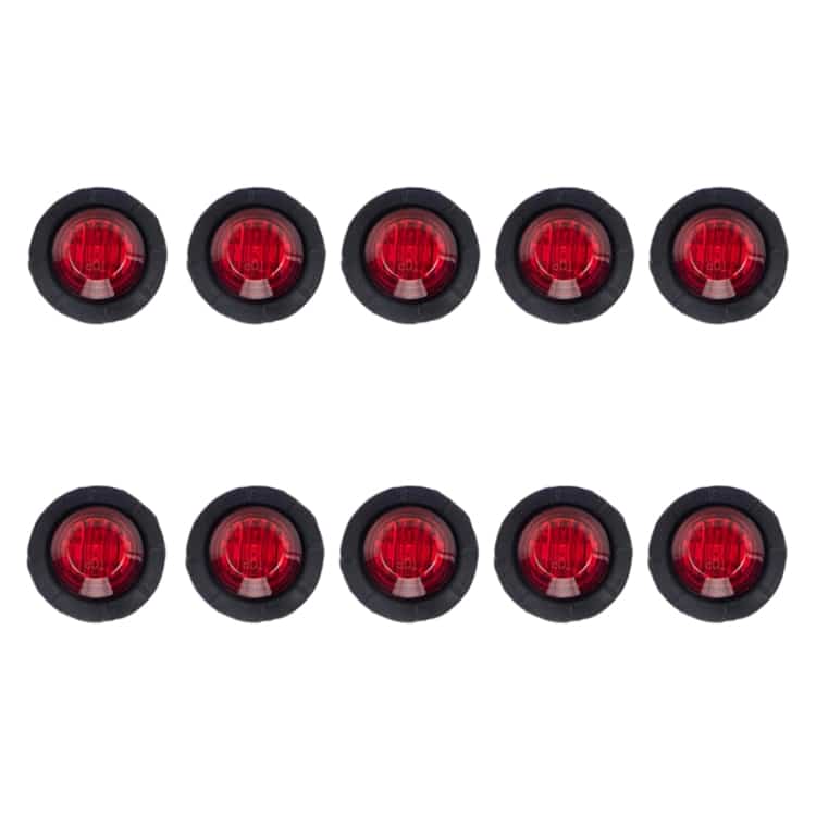 10-in-1 LED Round Side Marker Lamp for Trucks & Trailers 1 10-In-1 Led Round Side Marker Lamp For Trucks &Amp; Trailers