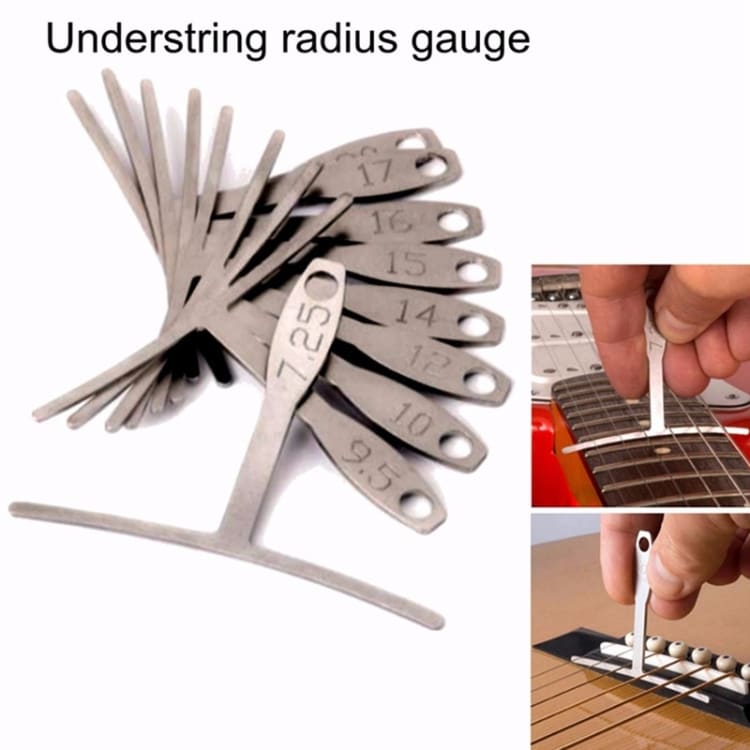 9-in-1 Guitar Tool: Neck Fingerboard Fret Ruler, String Yard Caliper -Adjustable 6 9-In-1 Guitar Tool: Neck Fingerboard Fret Ruler, String Yard Caliper -Adjustable - Image 6