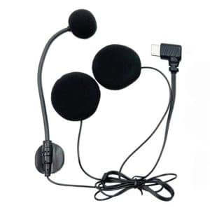 Ultimate Type-C Elbow Motorcycle Intercom Headset with Mic