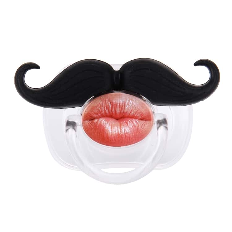 Fun Mustache Baby Pacifier - Keep Your Infant Smiling! 2 Fun Mustache Baby Pacifier - Keep Your Infant Smiling! - Image 2