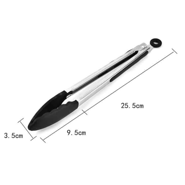 12" Silicone Non-slip Food Bread BBQ Clip Tongs - Kitchen Essential 4 12&Quot; Silicone Non-Slip Food Bread Bbq Clip Tongs - Kitchen Essential - Image 4