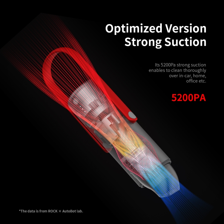 ROCK x AutoBot V2 Portable Car Vacuum - Strong Suction Power, On-The-Go Cleaning 5 Rock X Autobot V2 Portable Car Vacuum - Strong Suction Power, On-The-Go Cleaning - Image 5