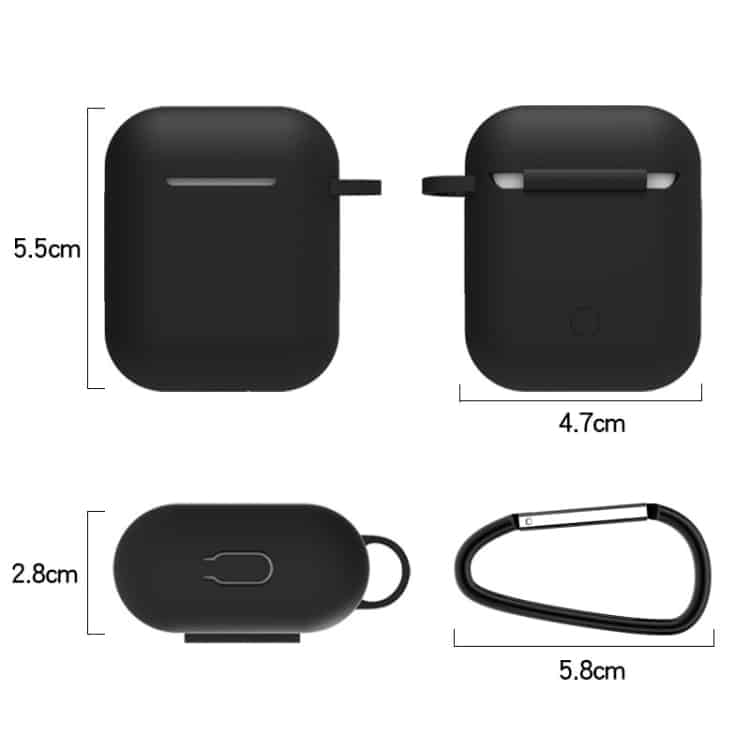 7-Piece Shockproof Silicone Case for Apple AirPods 1/2 - Wireless Earphones 4 Ip6D6003Rw 3.Jpg