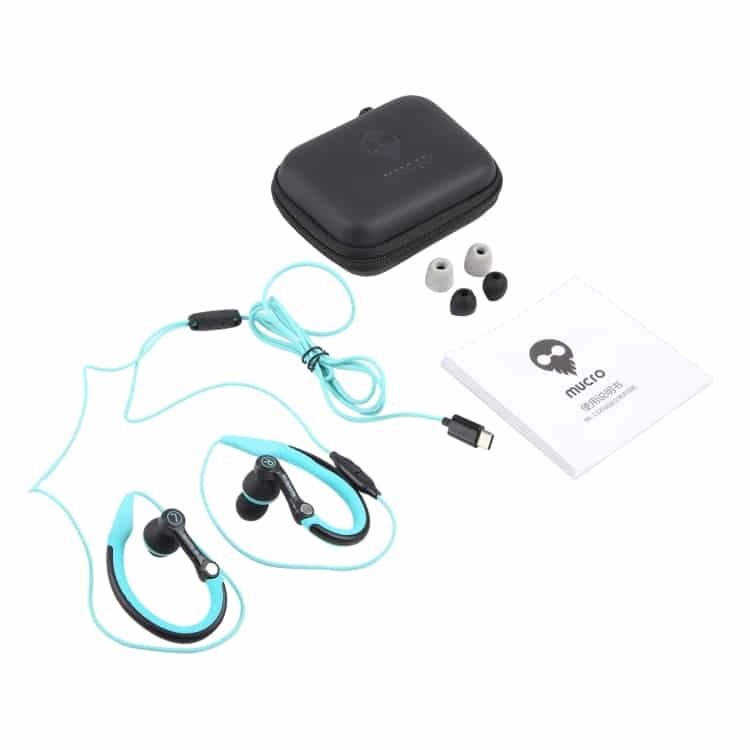Mucro Type-C Sport Earhook Wired Headphones – Stereo Sound for Jogging & Gym 8 Mucro Type C Sport Earhook Wired Headphones – Stereo Sound For Jogging &Amp; Gym