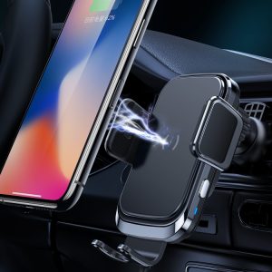 X7 Wireless Charging Car Phone Holder with Gravity Bracket • Hands-Free Convenience