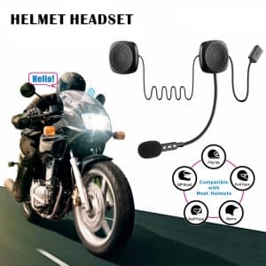 Stay Connected Safely: T2 Bluetooth V5.0 Helmet Headset for Motorcycle Riders