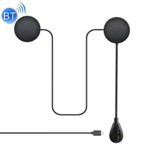 T6 Bluetooth V5.0 Motorcycle Helmet Headset - Stylish Connectivity on the Go!