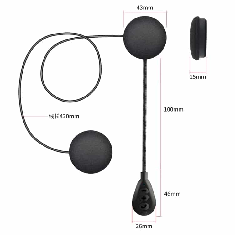 T6 Bluetooth V5.0 Motorcycle Helmet Headset - Stylish Connectivity on the Go! 10 T6 Bluetooth V5.0 Motorcycle Helmet Headset - Stylish Connectivity On The Go! - Image 10