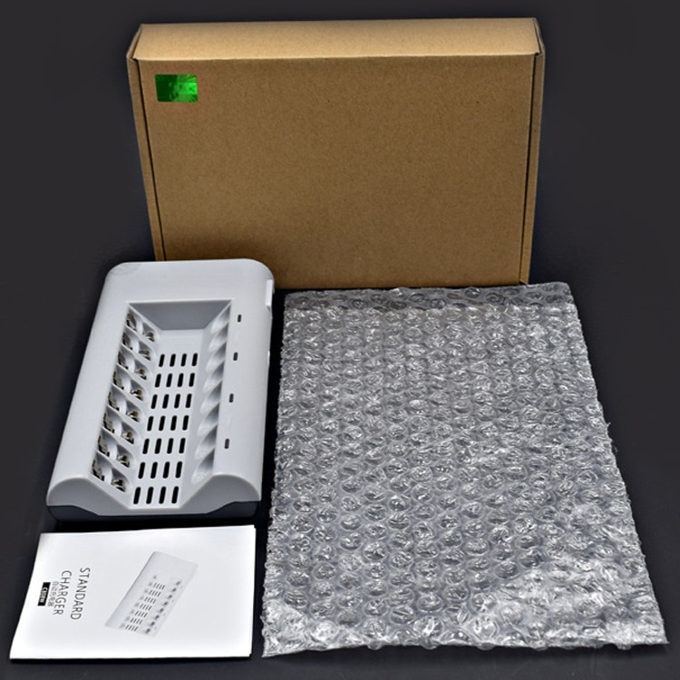 Versatile 8 Slot Battery Charger for AA & AAA Batteries, UK Plug Compatible 8 Versatile 8 Slot Battery Charger For Aa &Amp; Aaa Batteries, Uk Plug Compatible - Image 8