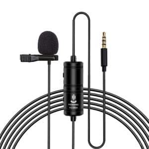 YICHUANG YC-VM20 Omnidirectional Lavalier Microphone, 6m Cable, 3.5mm Port