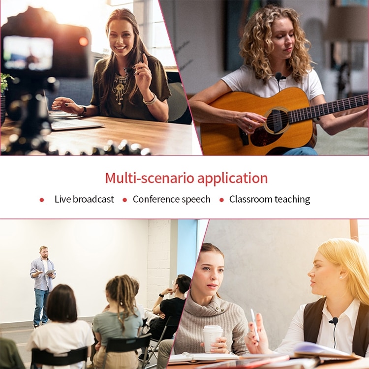 YICHUANG YC-VM20 Omnidirectional Lavalier Microphone, 6m Cable, 3.5mm Port 13 Yichuang Yc-Vm20 Omnidirectional Lavalier Microphone, 6M Cable, 3.5Mm Port - Image 13