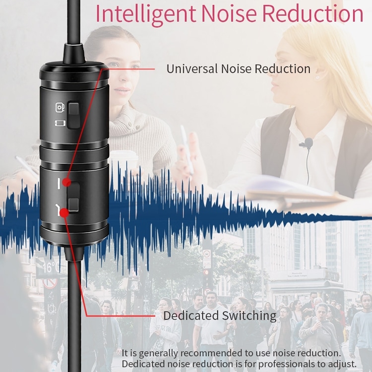 YICHUANG YC-VM20 Omnidirectional Lavalier Microphone, 6m Cable, 3.5mm Port 9 Yichuang Yc-Vm20 Omnidirectional Lavalier Microphone, 6M Cable, 3.5Mm Port - Image 9